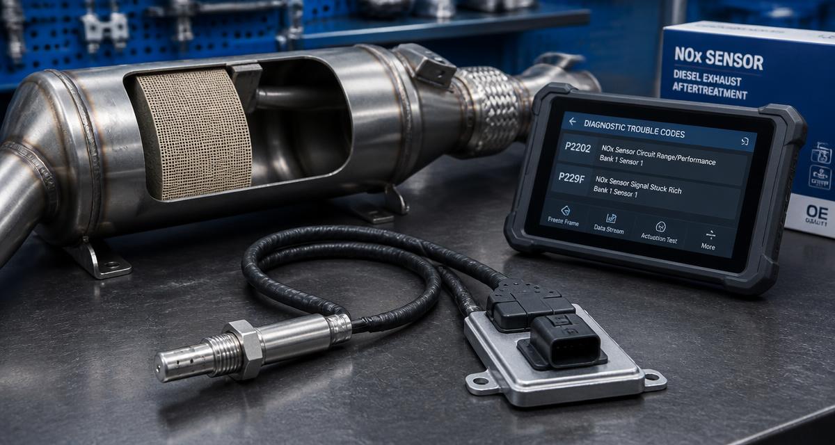 NOx Sensors: Function, SCR Control, Fault Codes and Diagnosis